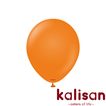 Kalisan 12" Standard Orange Latex Balloons 100pk