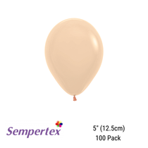 Sempertex Malibu Peach 5" Latex Balloons 100pk