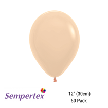Sempertex Malibu Peach 12" Latex Balloons 50pk