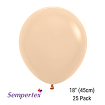 Sempertex Malibu Peach 18" Latex Balloons 25pk