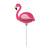 Flamingo Mini Shape Foil Balloon (Air Fill)