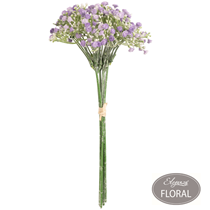 Lavender Mini Gypsophilia Bunch With Open Buds 31cm