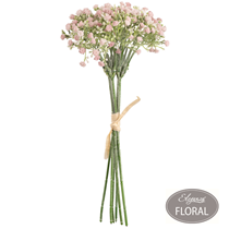 Pastel Pink Mini Gypsophilia Bunch With Open Buds 31cm