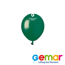 Gemar Standard Emerald Green 5" Latex Balloons 50pk