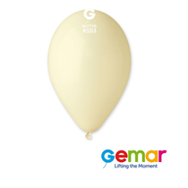 Gemar Standard Butter 13" Latex Balloons 50pk