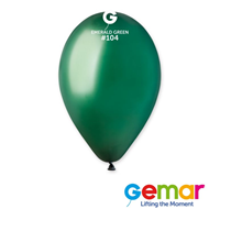 Gemar Standard Emerald Green 13" Latex Balloons 50pk
