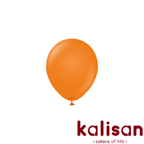 Kalisan Standard 5" Orange Latex Balloons 100pk