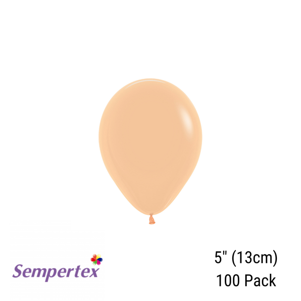 Sempertex Peach Blush 5 Latex Balloons 100pk